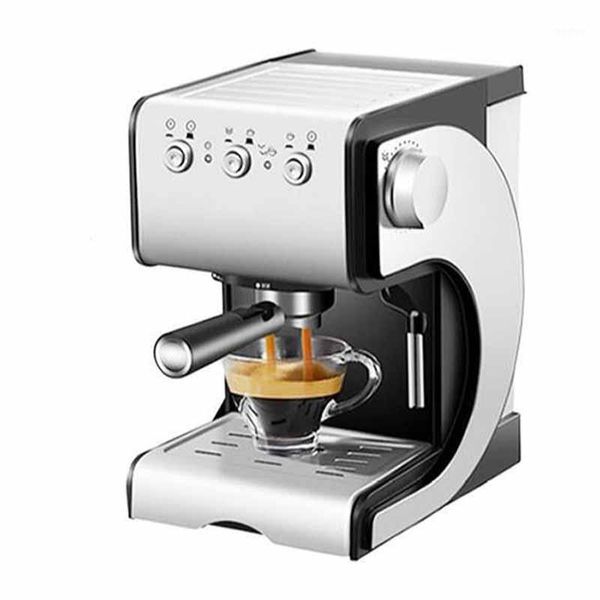 

coffee roasters domestic appliances 1.5 liter machine small italian semi-automatic steam milk and foam machined3891