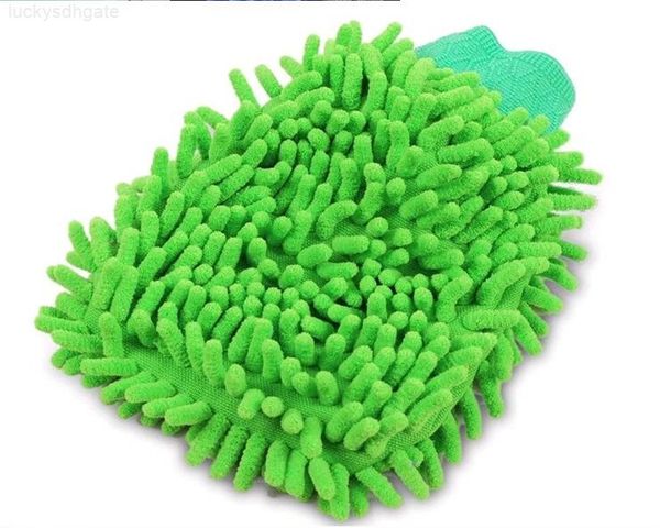 

hand soft towel microfiber chenille washing gloves coral fleece sponge wash cloth car care cleaning wq295