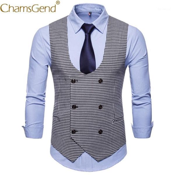 

drop shipping vest m-4xl mens formal suit british gentleman style blazers vest slim fit jacket coat 808131, Black;white