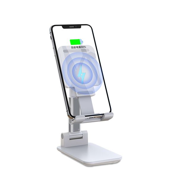 

4fds2awmobile silicon aluminum phone stand holders with 10w wireless charger