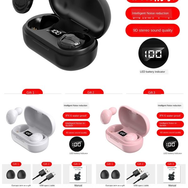 

0caf a6s wirelesstws bluetooth 5.0 bluetooth наушники водонепроницаемый bluetooth smart gaming для всех наушников