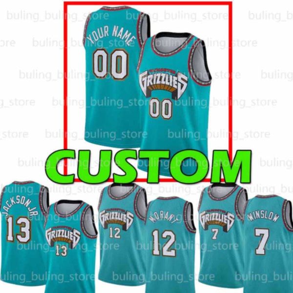

custom memphis grizzlies men gorgui 14 dieng justise 7 winslow jonas 17 valanciunas ja 12 morant kyle 1 anderson basketball jerseys, Black;red