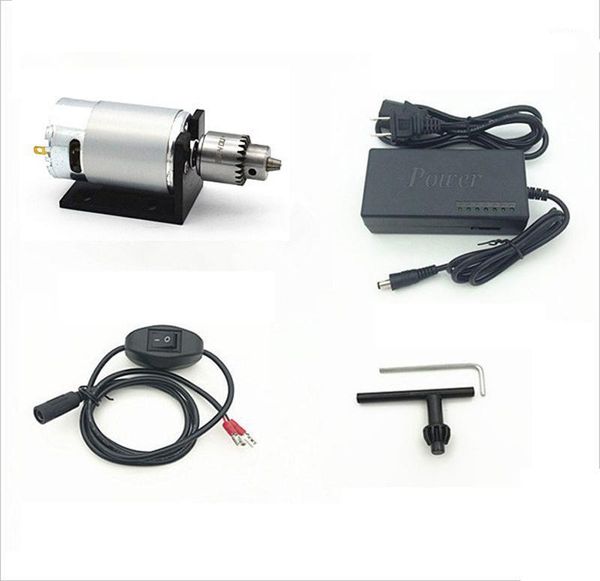

lathe press 555 motor with miniature hand drill chuck and mounting bracket dc motor dc 12-24v jto 0.3-4mm1