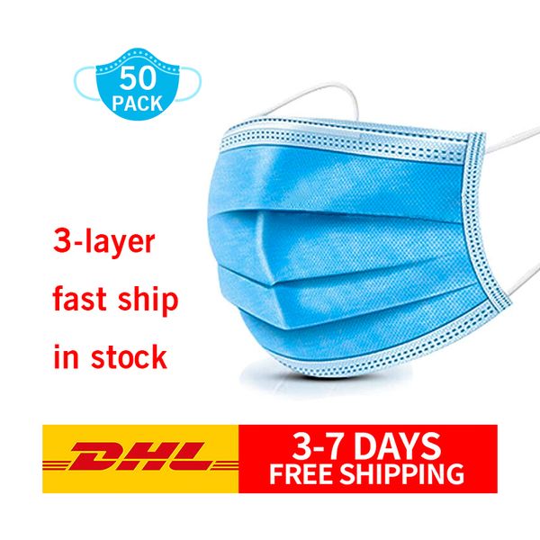 

dust-proof blown cloth disposable protective non-woven household melt and school masks to isolate dust dhl fast shipping