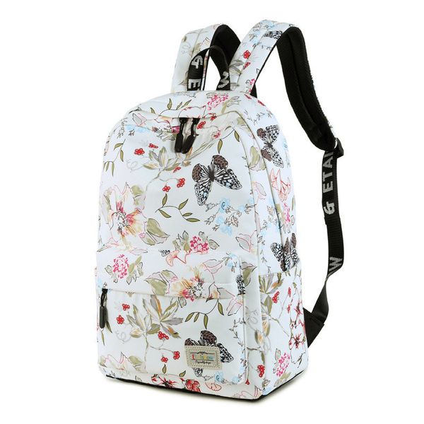 

designer-leisure floral printed school bags travel lapbackpack women backpacks for teenage girl waterproof backpacks mochilas