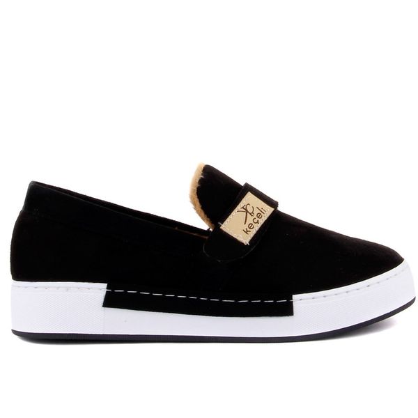 

casual grinding shoes women's diaries in black suede v09t
