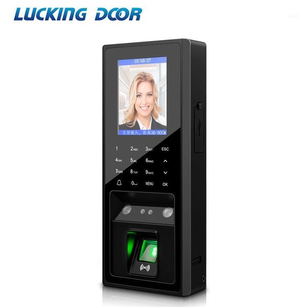 

300pcs faces /3000 figners 2.8inch lcd tcp biometric fingerprint & face access control device door access control system kit1