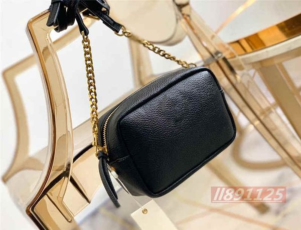 

designer bags women zipper chain genuine leather cross shoulder wallet mobile camera bag t02