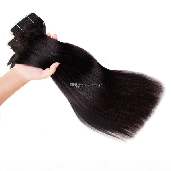 

sales peruvian virgin human hair bundles straight 4 bundles brzailian remy hair weft malaysian rew indian good quality weaves, Black