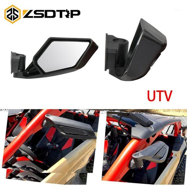 

motorcycle mirrors zsdtrp 2pcs rear view racing utv side center distance 45mm1