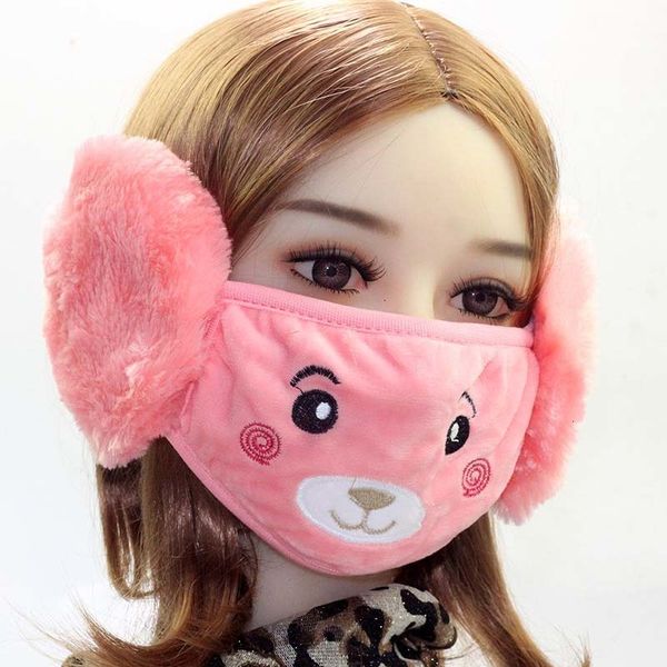 

factoryfactoy2021 autumn and winter face masks the new warm plush earmuffs ear protection combo bear outdoor dust-proof 1 ncvzq