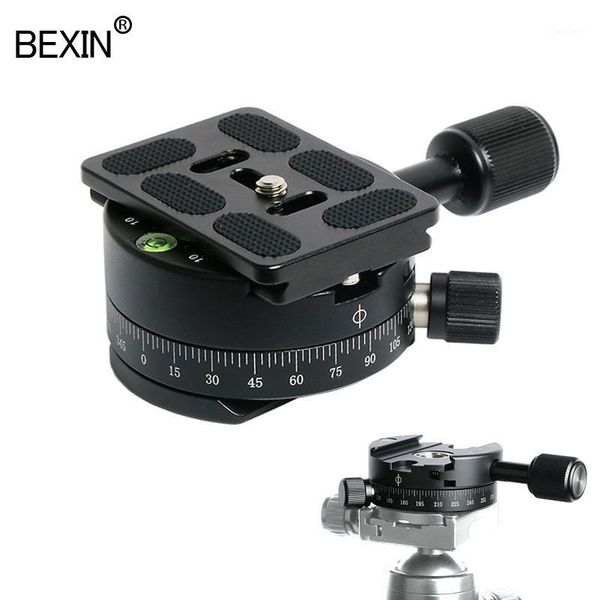 

tripod heads camera clamp panoramic shooting monopod quick release plate mount rotate for arca dslr tripod1