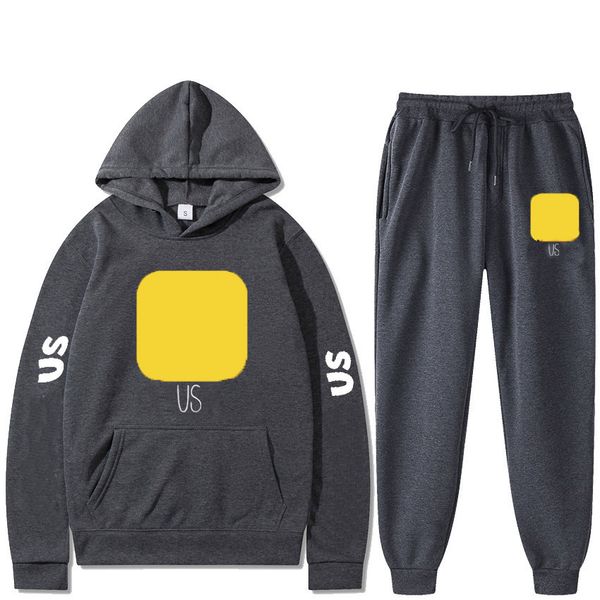 

men 2set piece men winter jacket casual zipper jackets 2pcs/set men's sportswear sets 2021 autumn winter hooded thick, Gray