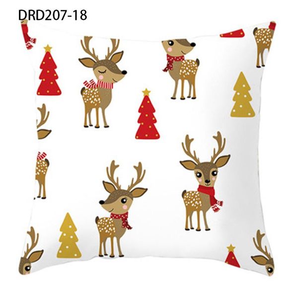 

yomdid christmas cushion cover christmas decorative pillowcases pug dog throw pillow cover kerstmis navidad bulldog pillowcase wmtiaw