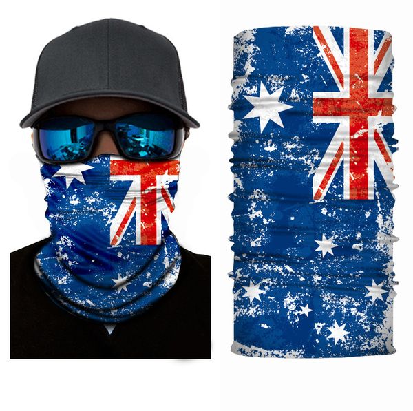 

versatile magic scarf national flag summer sunscreen seamless neck cover outdoor riding mask