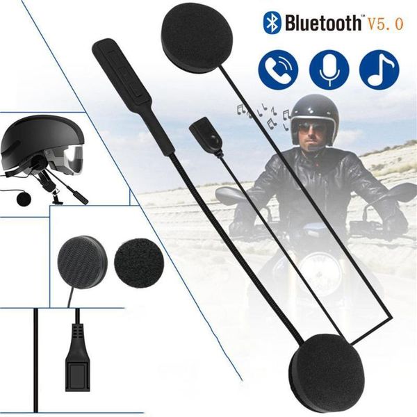 

moto helmet bluetooth 5.0 headset anti-interference for motorcycle helmet riding intercom moto hands headphone mp3 speakers1
