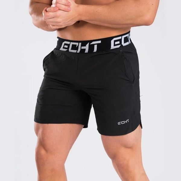 

running shorts brand men shoes breathable quick drying bodybuilding sweatpants fitness short joggers sport gyms men1, Black;blue