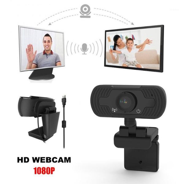 

webcams 2mp full hd 1080p webcam with built-in microphone usb driver web camera for pc tv video conference live streaming 1