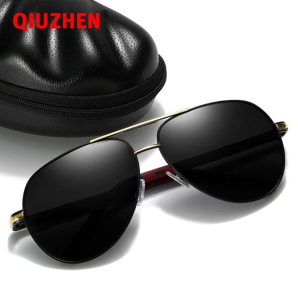 

sunglasses mens pilot metal oversized sun glasses with mirror coating anti- reflective polarized for men driving sunglass 1385, White;black