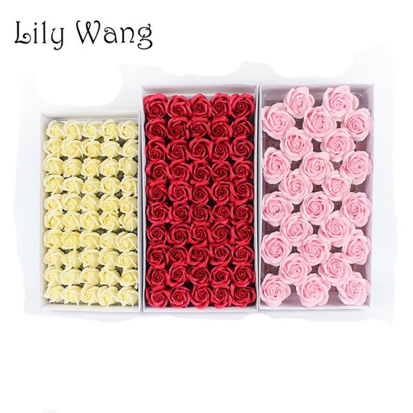 

s/m/l rose soap flower head roses artificial flowers for wedding valentine's day mother's day home decor fowers
