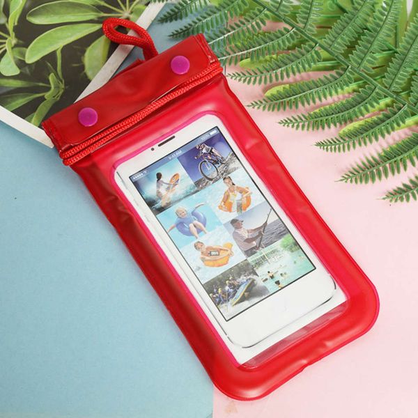 

air proof outdoor fall large waterproof diving bag case hanging neck rainproof mobile phone cover