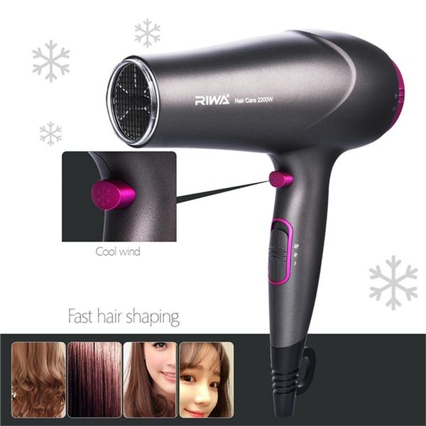 

2200w professional salon фен горячего воздуха кисточка для волосных волос отрицательные ионные волосы blow fancereer blower sclearing nopple