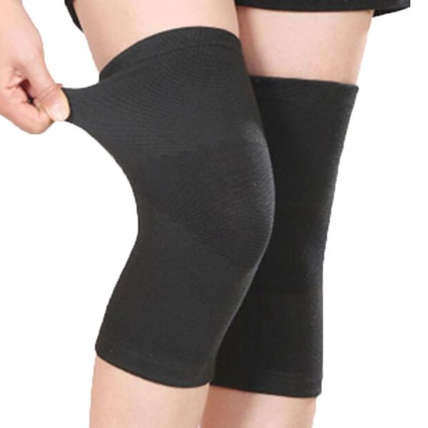 

1pcs high elasticity knee protector knee pads for running,sports,joint pain relief,arthritis and recovery kneepad, Black;gray