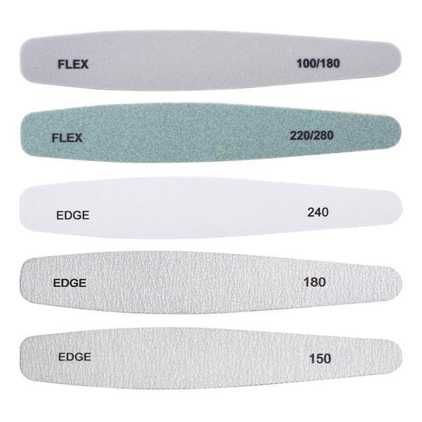

6 pcs/lot sandpaper nail file 100/180 double side sanding buffer block nailfile gel nail files grinding polishing manicu qylwur