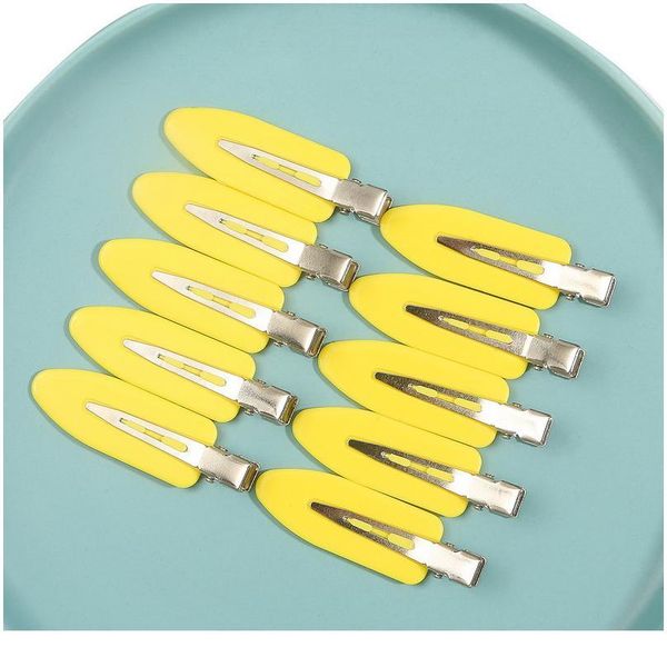 

10pcs/box mix color professional duckbill hair clips for girls hair styling tools diy hairdress hairpins barrettes acc qylbwz, Black;brown