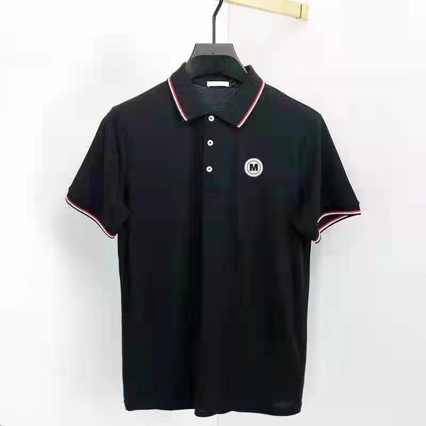 

loose summer menswear female designer t-shirt polo shirt fashion brand men's casual shirt luxury clothing street short sleeve suit 2023, White;black