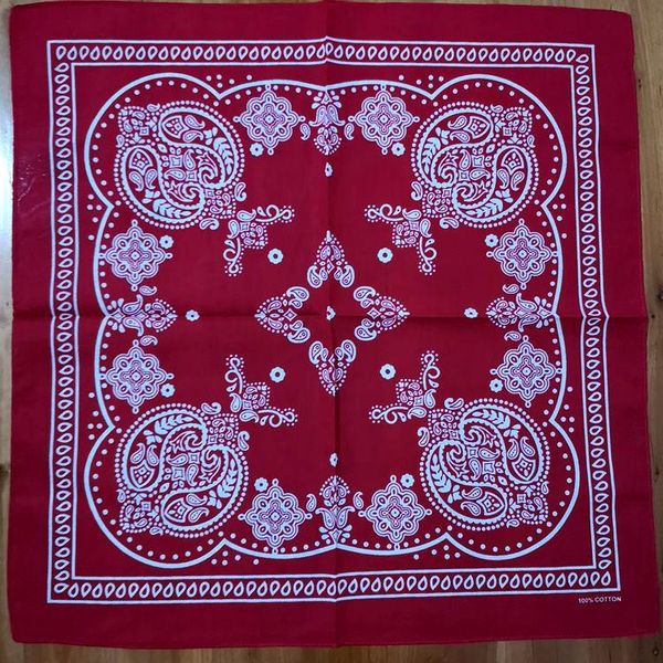 

55см * 55 см 100% хлопок хлопчатобумажный хип-хоп paisley bandana square square head head wrap шеи запястье полотна платок для женщин мужчин, Black