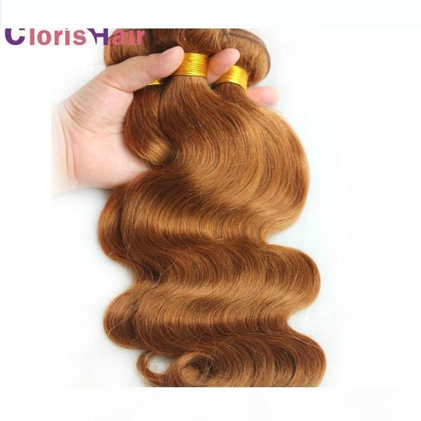 

grade 8a body wave mink brazilian weave bundles #30 medium auburn virgin human hair extensions blonde bresilienne wavy weaving deals, Black