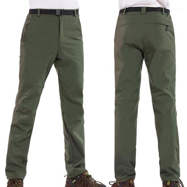

skiing pants winter soft shell waterproof windproof fleece men sports outdoor camping hiking mountain trousers1