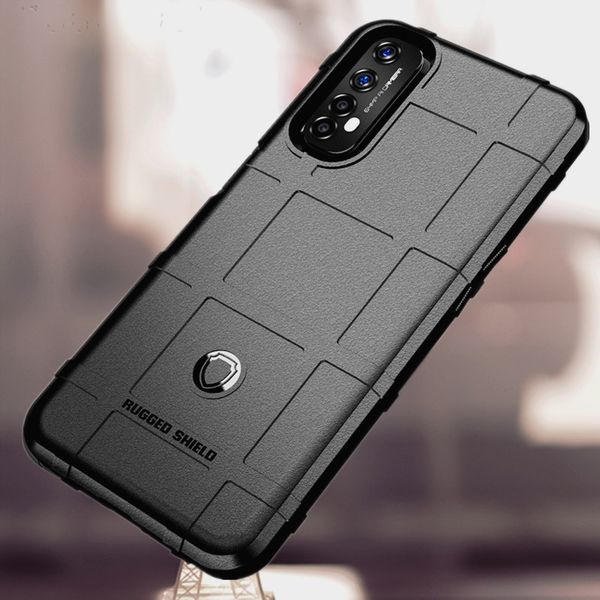 

защитный чехол для телефона абонепроницаемый силиконовый военный стиль heavy duty protector для oppo realme 7 pro shell 6.4 дюйма