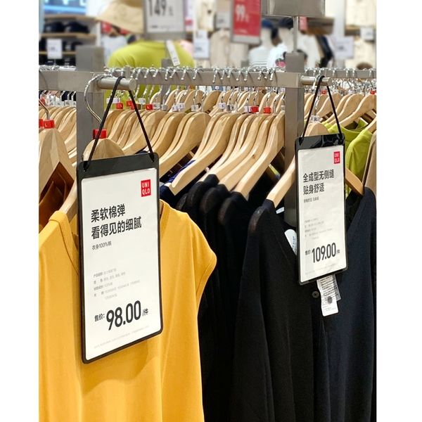 

shelf mount price talker sign frame hanger pocket merchandise promotion advertising info paper ticket tag card sleeve bag case