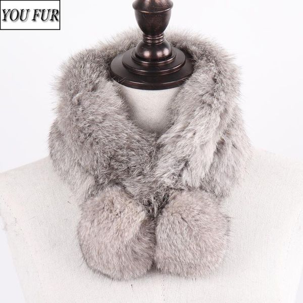 

natural warm fur scarf women winter mini real fur muffler lady short style fashion 100% genuine scarves, Blue;gray