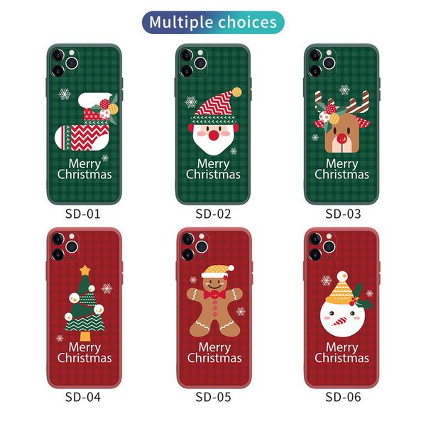 

wholesale 2020 christmas iphone case for iphone x xr max ip11seials ip12 mini pro max back cover