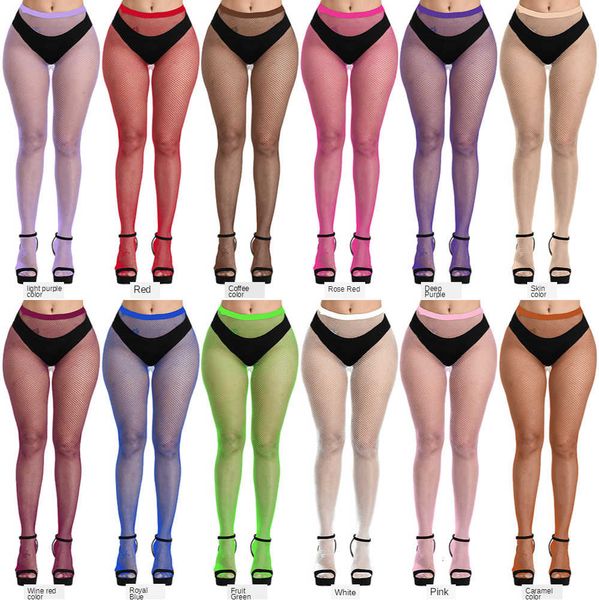 

fashion tights long stockings women thigh high fishnet nylon plus size standard over knee pantyhose lingerie, Black;white