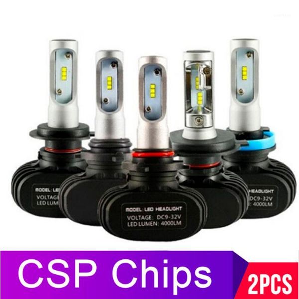 

2pcs csp h8 h11 lamp h4 led h7 h1 h3 car headlight bulbs for auto 9007 h27 881 hb3 hb4 led automotive 12v 50w 8000lm 6000k1