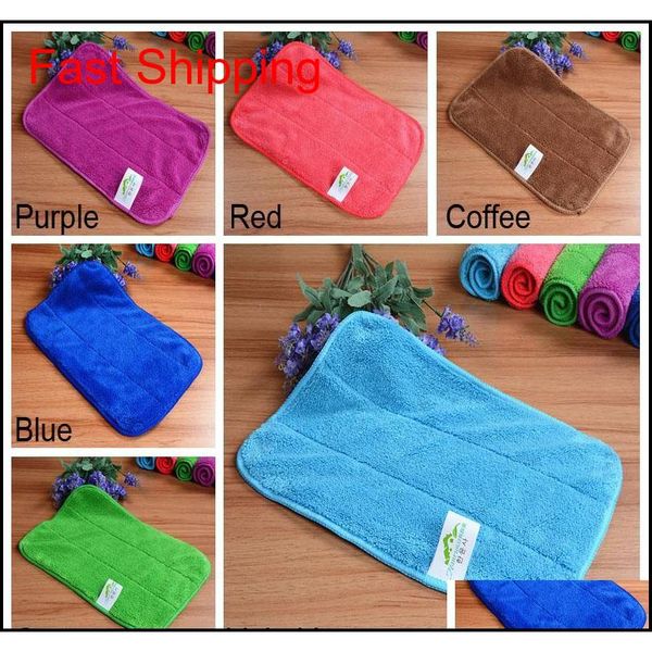 

polyester coral fleece scouring pad double sided absorbent cleaning rag kitchen thickened quick dry dish towels wash t qylbms bdebaby