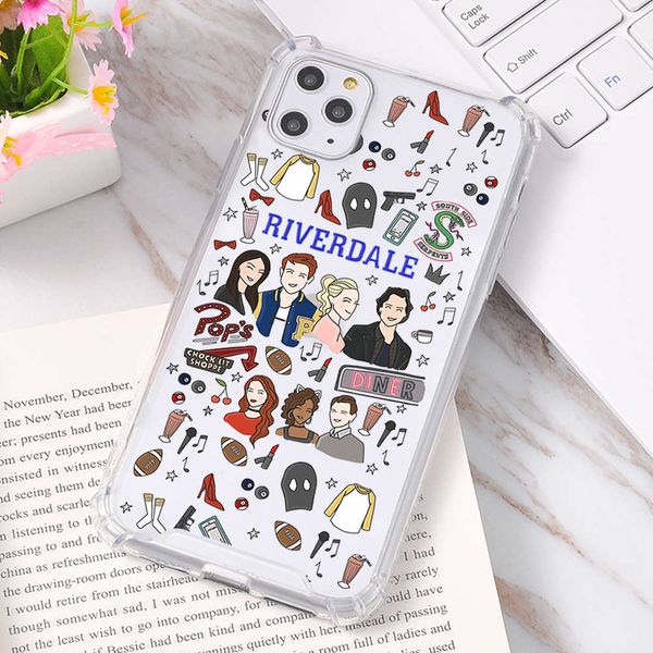 

телевизор riverdale телефон 12 11 pro max xr чехол очистить силиконовые мягкие для iphone se 2020 7 8 plus case shell anti