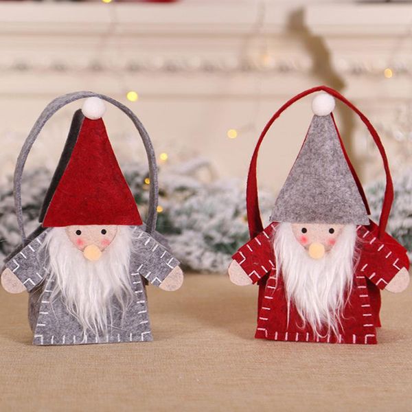 

christmas child candy bags 2020 santa claus christmas candy basket decoration home garden festive packing bags gift bag