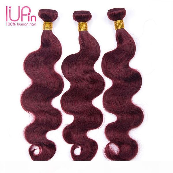 

brazilian virgin human hair 3 bundles pure 99j color peruvian body wave malaysian indian unprocessed human hair weaving 95g-105g per piece, Black