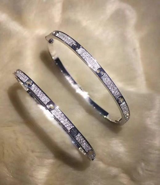 

love charm bracelet christmas stainless steel gypsophila bracelet narrow white gold rose gold full diamond double row diamond t, Black