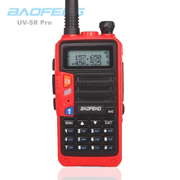 

walkie talkie two way radio baofeng uv 5r pro 8w power comunicador dual band vhf uhf uv-5r upgrade cb ham