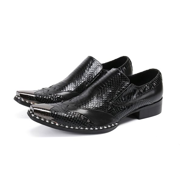 

2020 male studded men's shoes cow leather genuine oxford decoration shoe wedding 2dm3, Black
