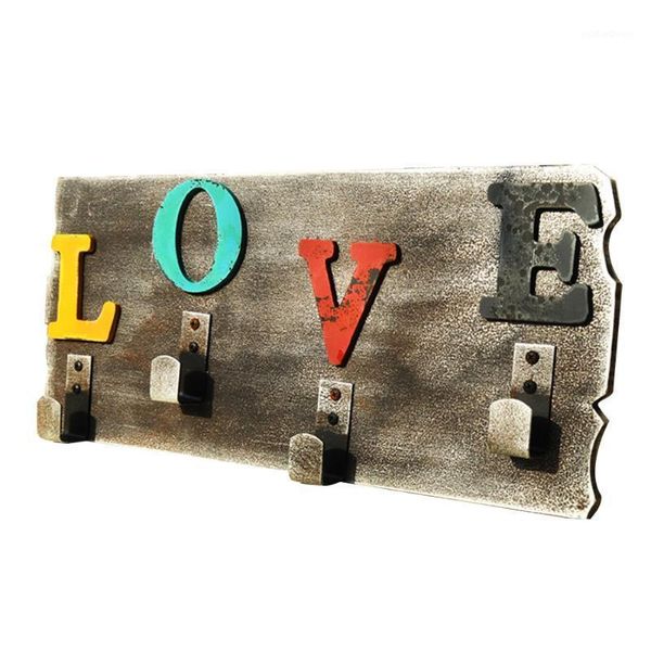 

hooks & rails living room bedroom wall hanging storage multipurpose office keys decorative love clothes wooden hook crafts home vintage deco