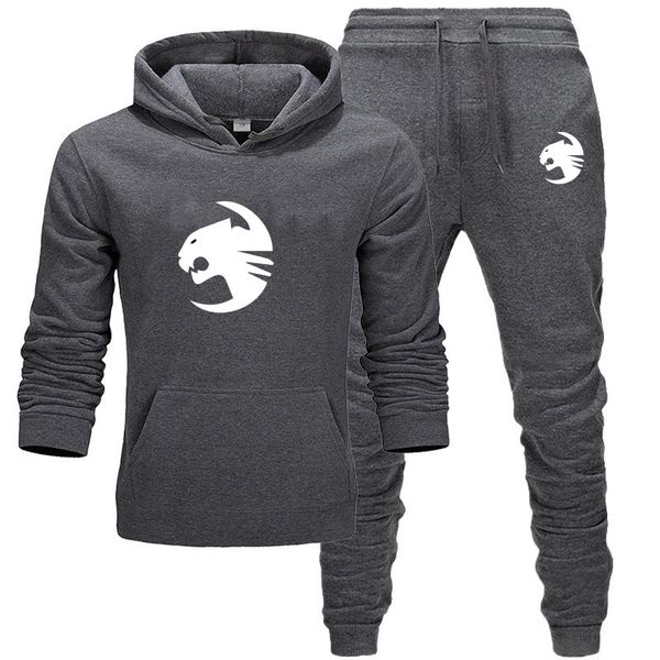 

new men's and women's sportswear long sleeve 2020 autumn spring casual hoodie sports pants sportswear men's champion asian si, Gray