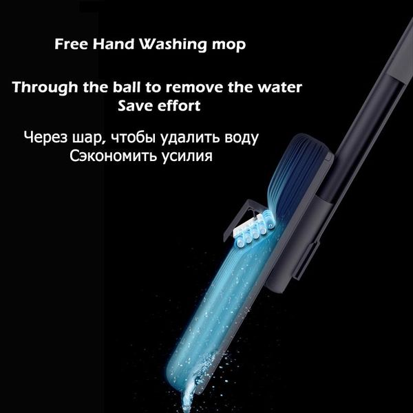 

без ручной стирки плоская швабра, вращающаяся голова magic mop прочный поглощение воды очиститель бытовой уборки matic дегидратация пола wmt
