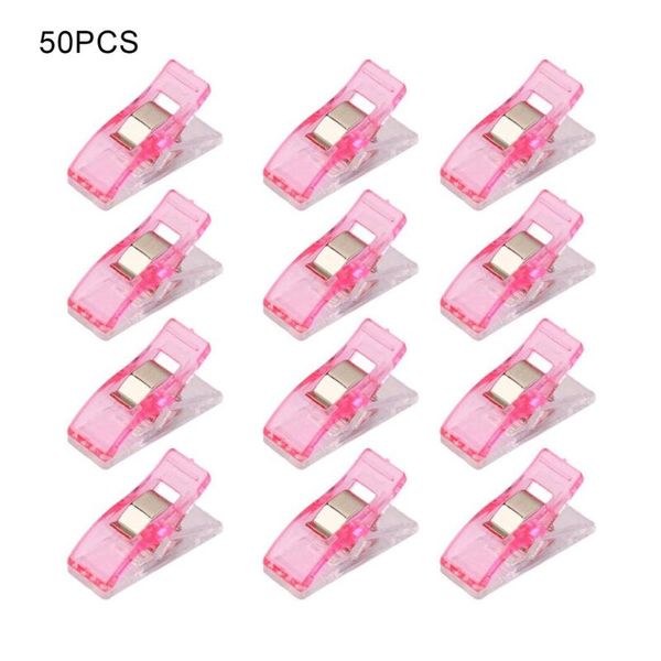

sewing notions & tools 50pcs household handmade crafts clip patchwork clips pink clover wonder plastic, Black